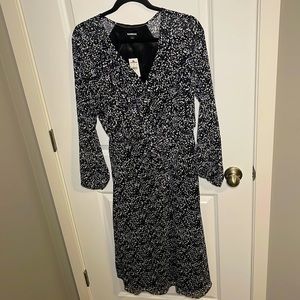NWT Express Printed Midi Dress